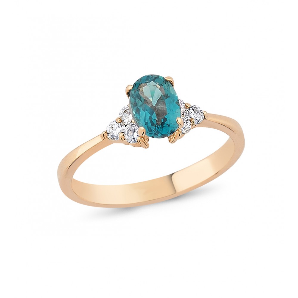1,01 Karat Pırlanta London Blue Yüzük