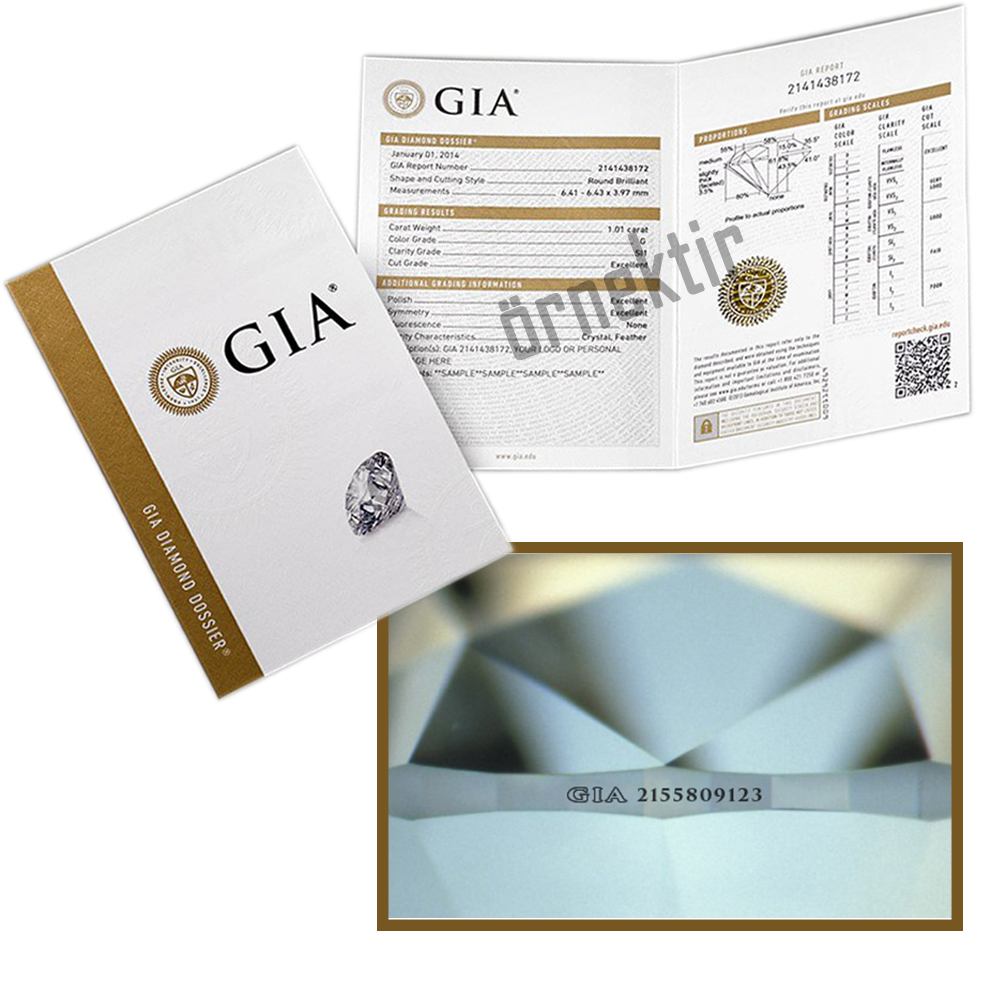 G Renk 0,60 Karat Uluslararası GIA Sertifikalı Tektaş Pırlanta Yüzük