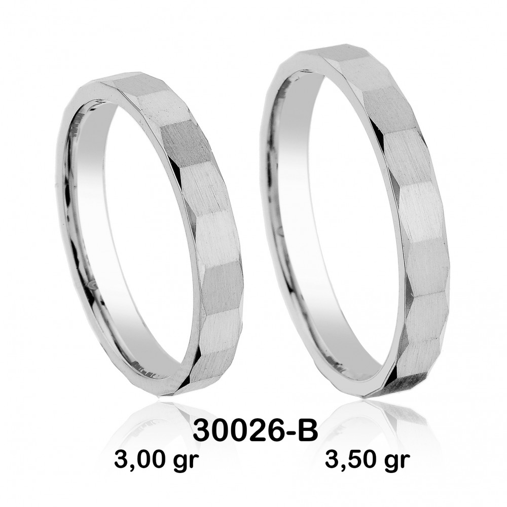 Beyaz Alyans Modelli-30026-B