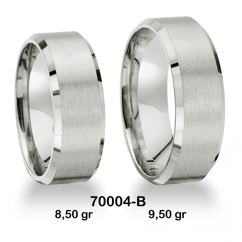 Beyaz Alyans Modeli-70004-B