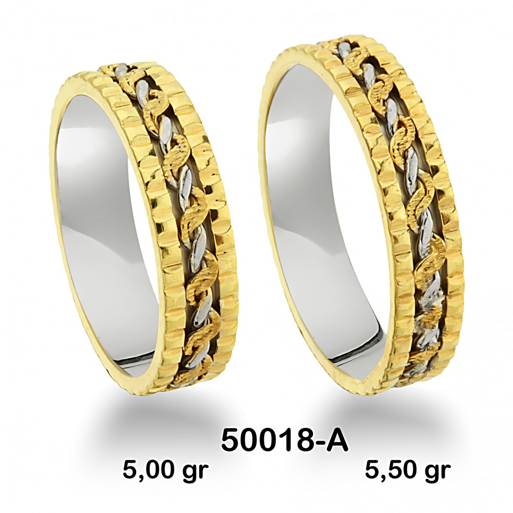 Sarı Alyans Modeli-50018-A