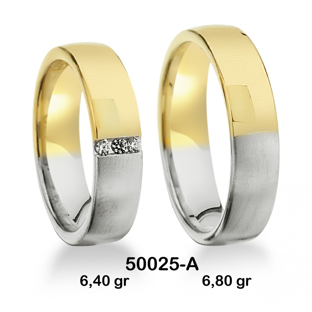Pırlantalı Sarı  Alyans Modeli-PIR50025-A