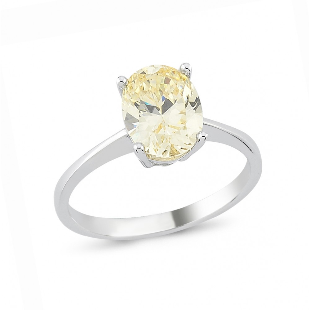 3,15 Karat Fancy Yelow Yüzük
