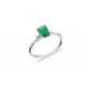 0,81 Karat Pırlantalı Zümrüt Yüzük