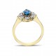4,62 Karat Pırlantalı London Blue Takım