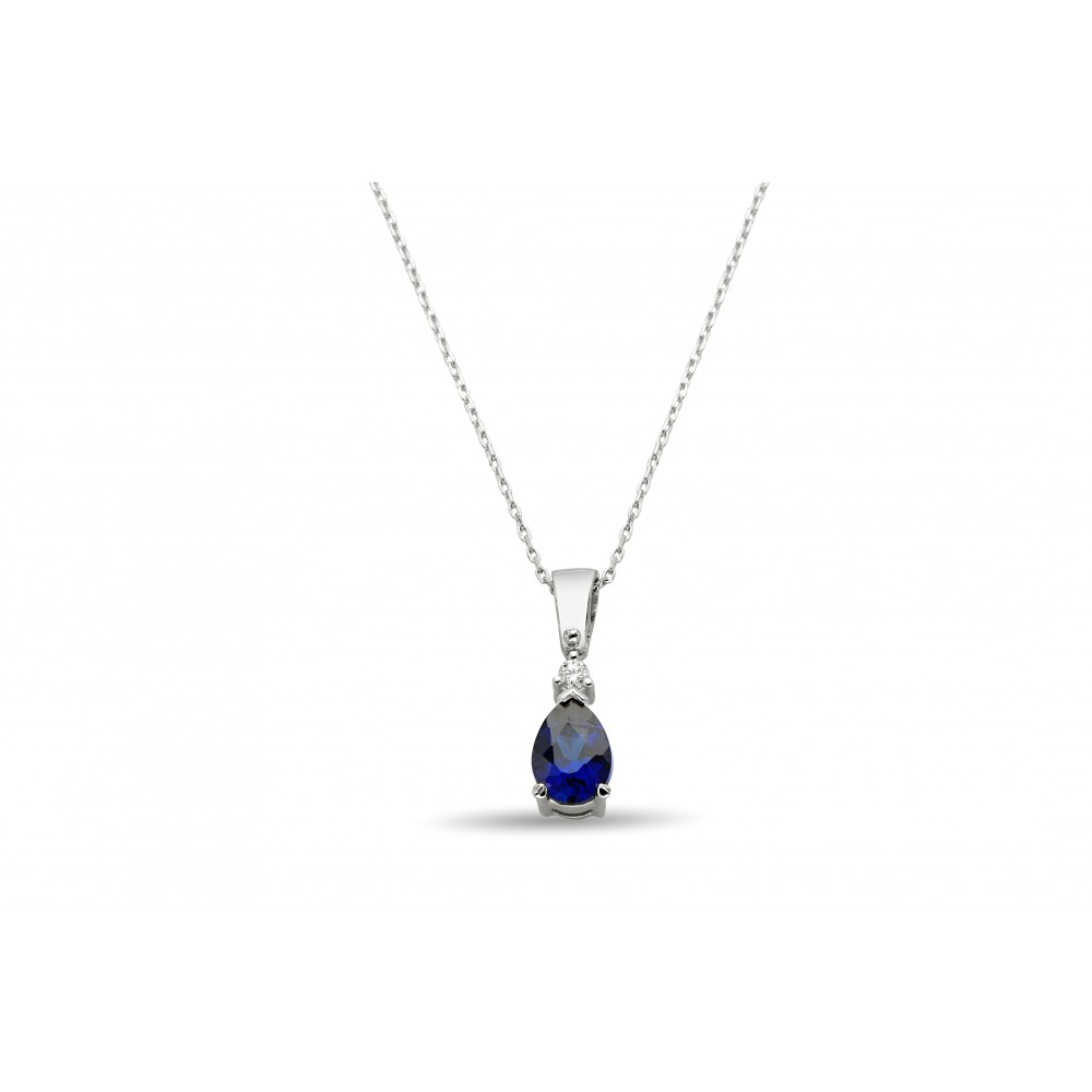 5,19 Karat Pırlantalı Natural Safir Takım