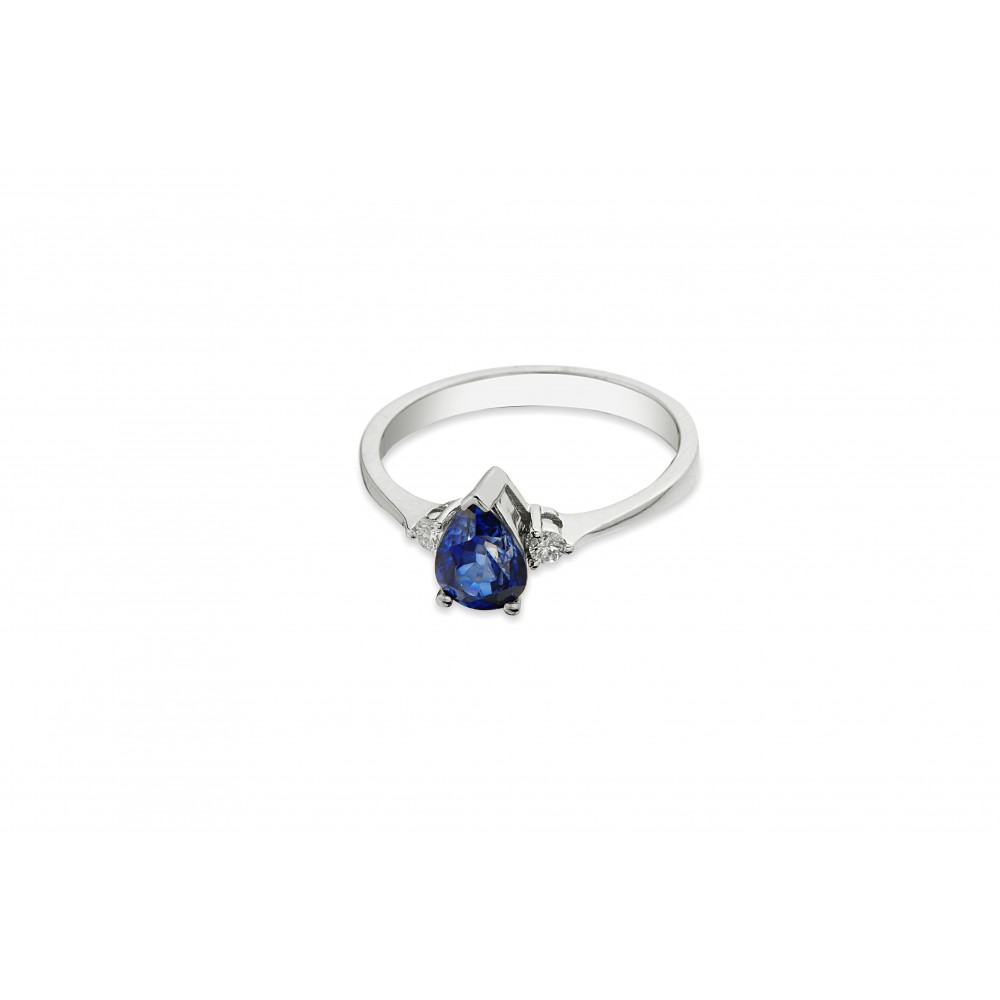 5,19 Karat Pırlantalı Natural Safir Takım