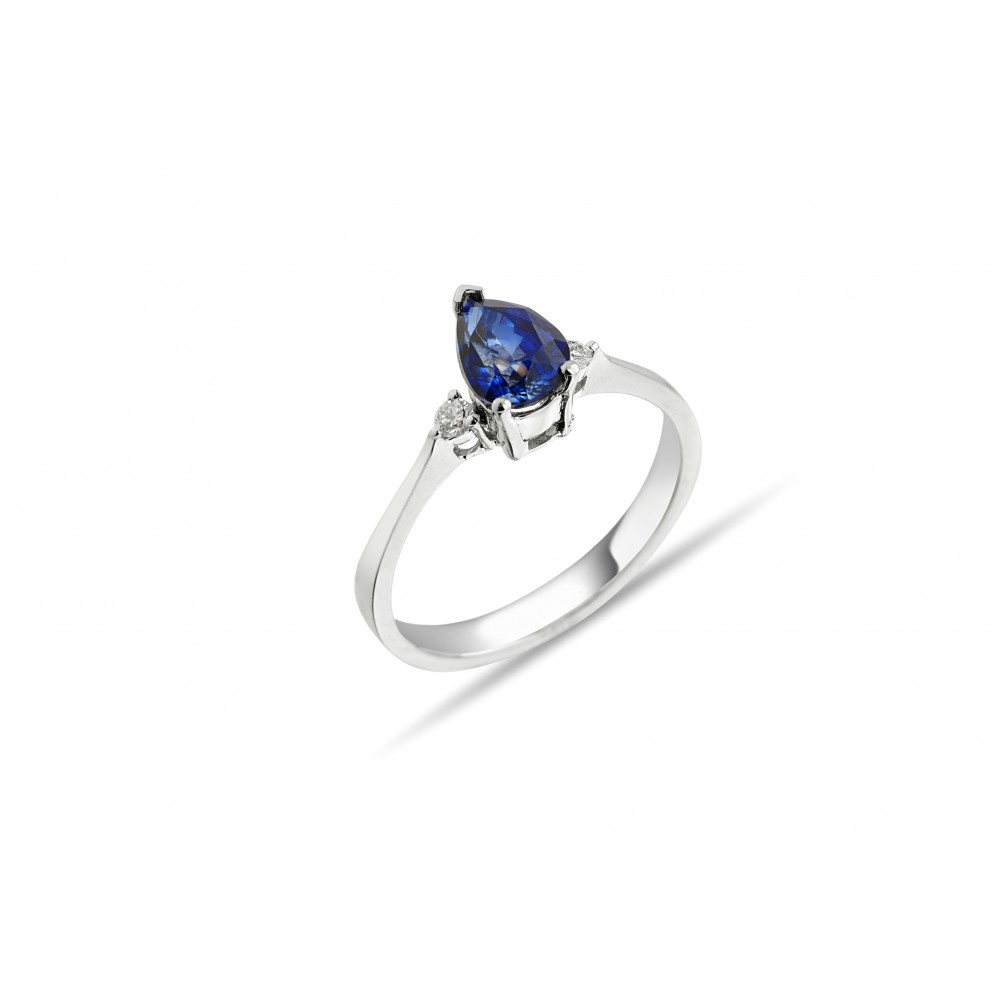 5,19 Karat Pırlantalı Natural Safir Takım