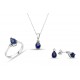 5,19 Karat Pırlantalı Natural Safir Takım