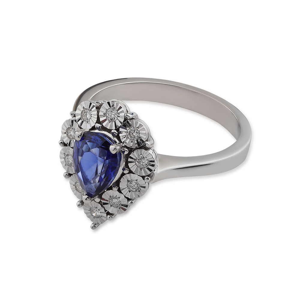 6,54 Karat Pırlantalı Safir Takım