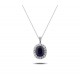 25,07 Karat Pırlantalı Natural Safir Takım