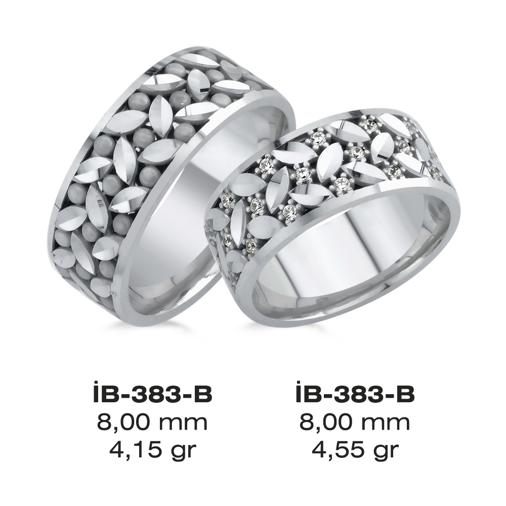 Beyaz Alyans Modeli- 383-B